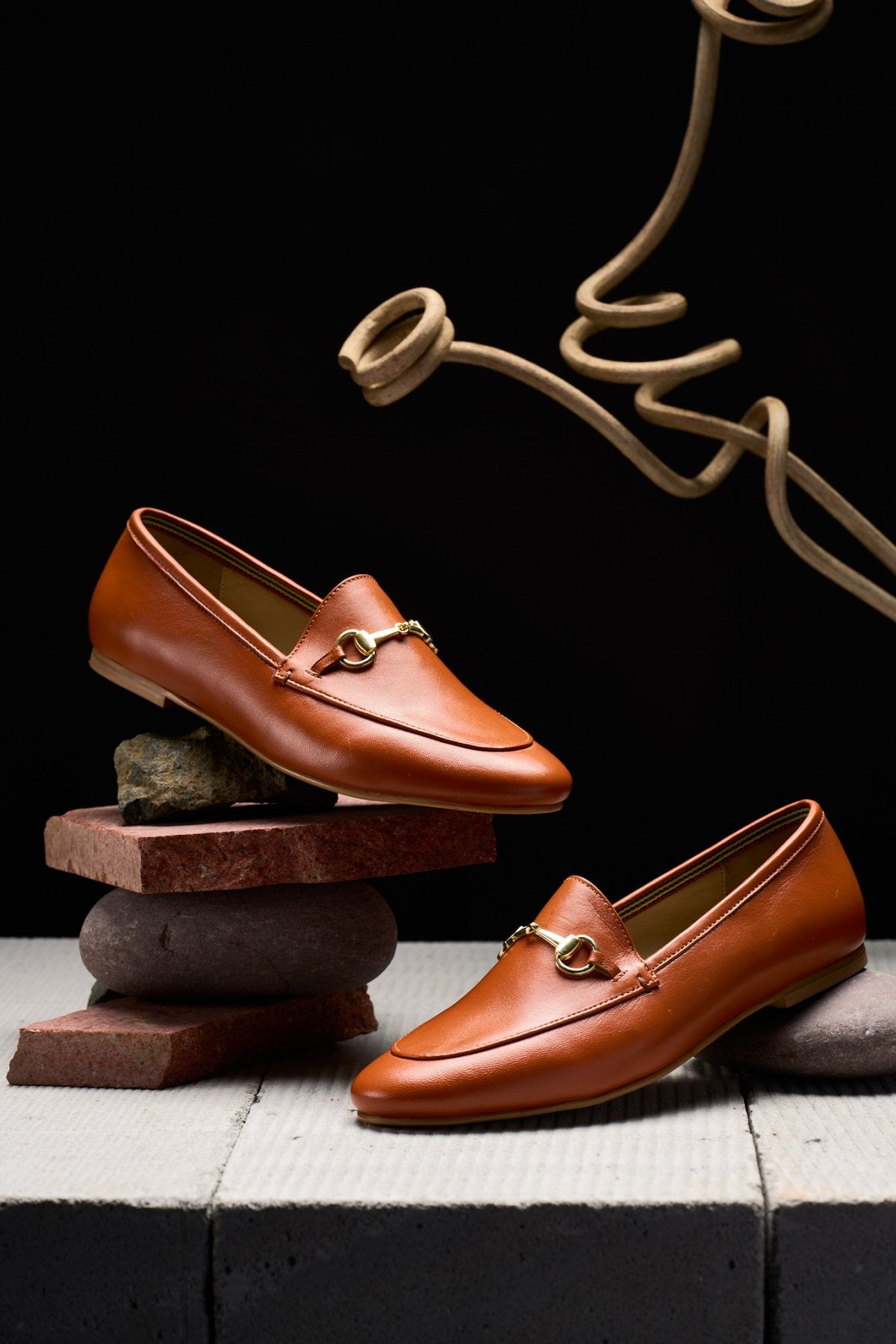 Classic premium leather loafers for women – stylish and comfortable.