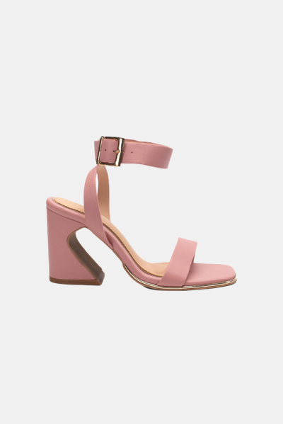 Kitkat Block Heels Dusty Pink